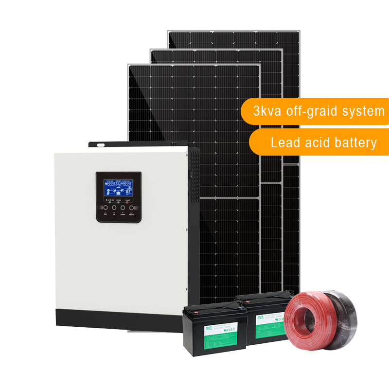 Σύστημα 3KW εκτός δικτύου Solar Hybrid DIY Solar Kits Solar Power Generator System Solar Energy
