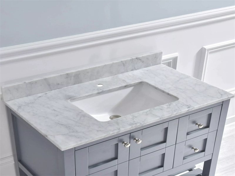 Προμηθευτής Carrara Marble Bathroom Tops Vanity
