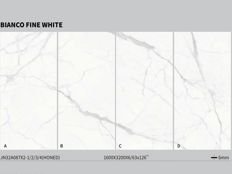 Πλακάκια τοίχου Bianco Fine White Engineered Sitered Stone
