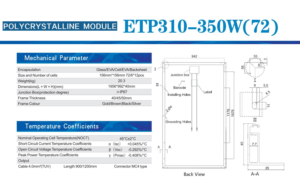 Πολυ ηλιακός 350 watt