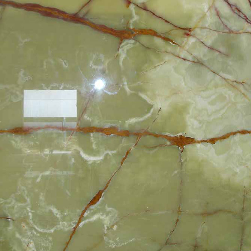 Φυσική πράσινη μαρμάρινη πέτρα Onyx
