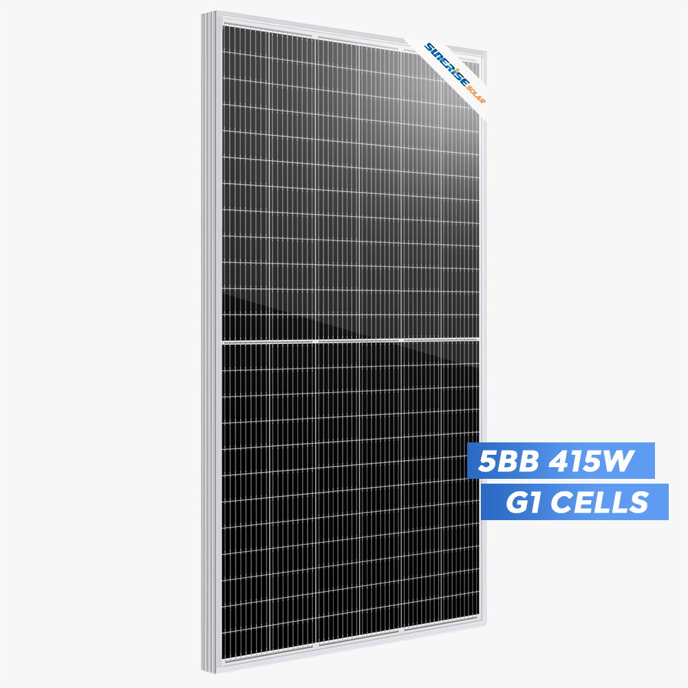 Τιμή ηλιακού πάνελ 158,75mm 9BB Ημικύτταρο μονοφωνικό 415 Watt
