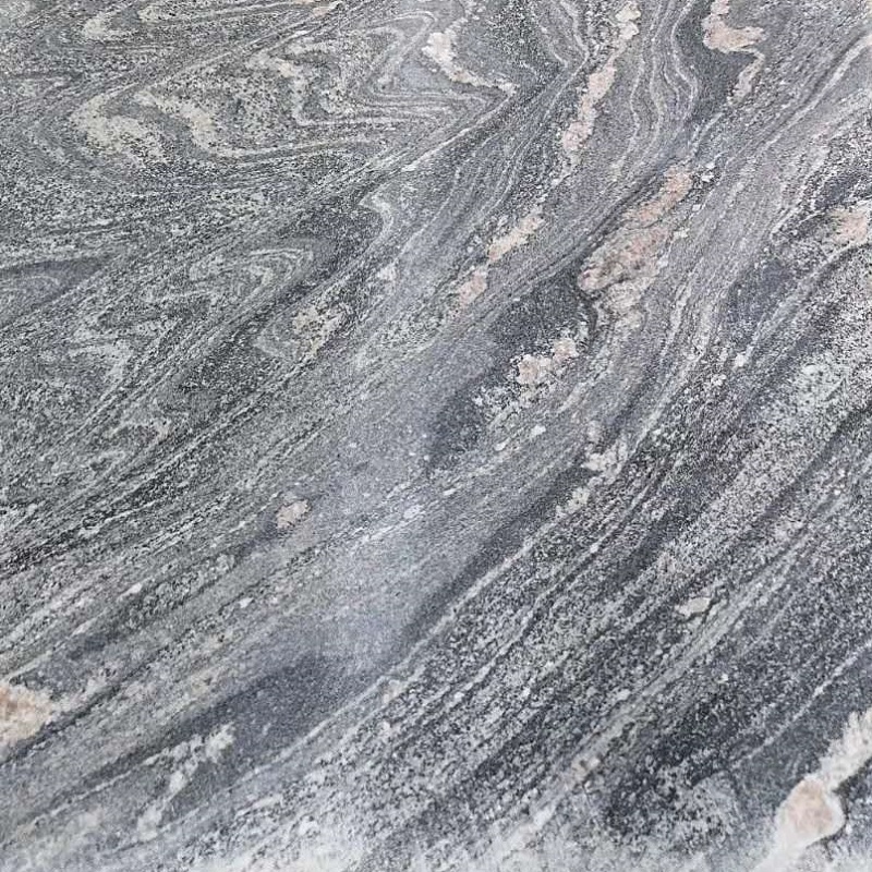 China Juparana Sand Wave Πλακάκια δαπέδου από γκρι γρανίτη
