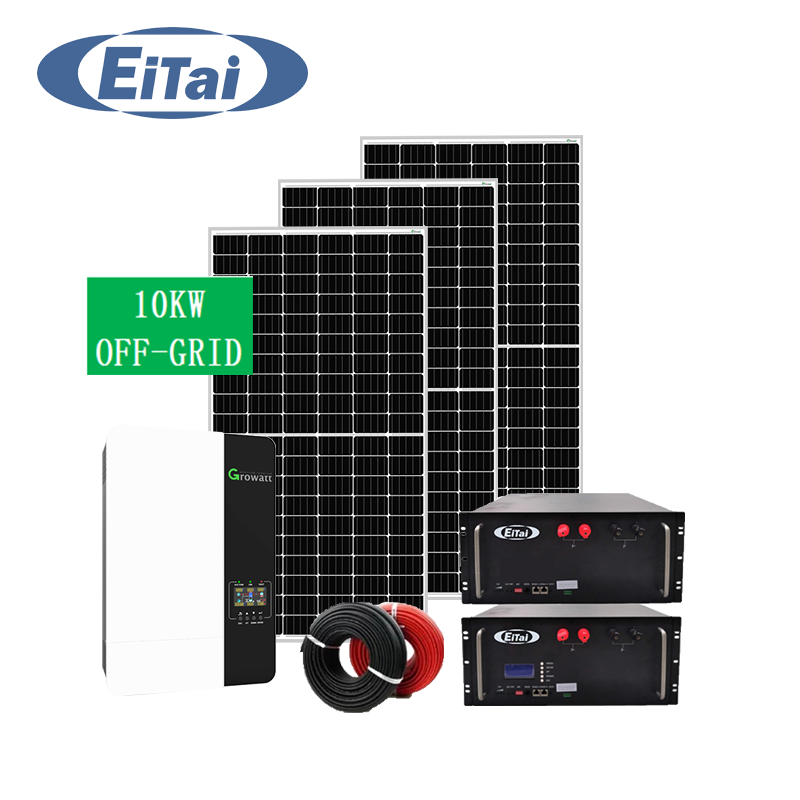 EITAI 9kw 10kw 14kw Off Grid Ηλιακό Φ/Β Σύστημα 3000w 5000w Μονό Τριφασικό Σετ ηλιακών συλλεκτών 230v 380v για το σπίτι 15kw
