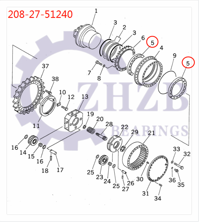 ανταλλακτικά komatsu