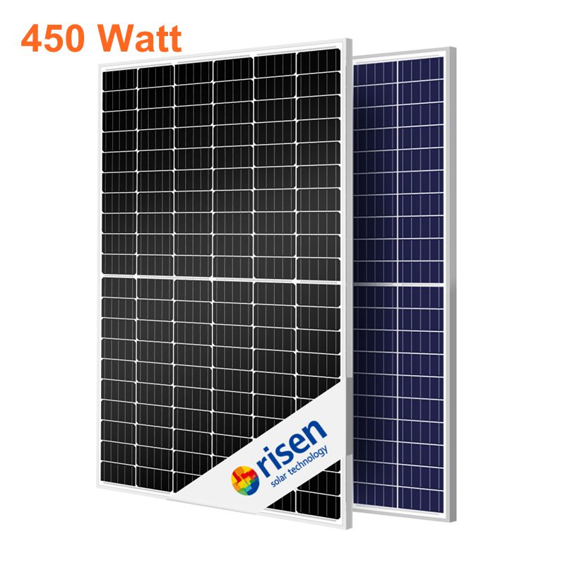 Risen Solar Panel 450W Half Cells Monocrystalline PV Module 430W 440W 450Watt προς πώληση
