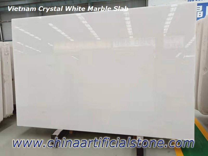 Premium Βιετνάμ Crystal White Marble Jumbo Slabs

