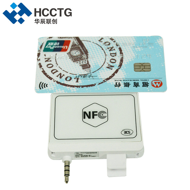 Διασύνδεση υποδοχής ήχου 3,5 χιλιοστών NFC Mobile Card Reader ACR35-B1
