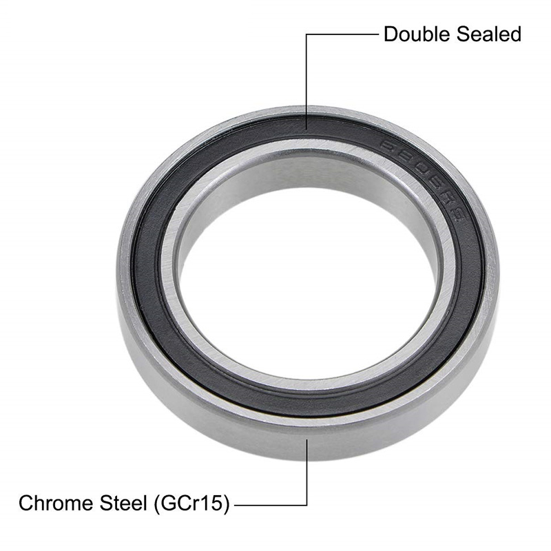 Ένσφαιρα ρουλεμάν 25mm Εσωτερική Διάμετρος 37mm OD 7mm Bore Sealed Chrome Steel 6805-2RS
