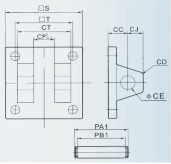 Πίσω βάση Clevis CB32