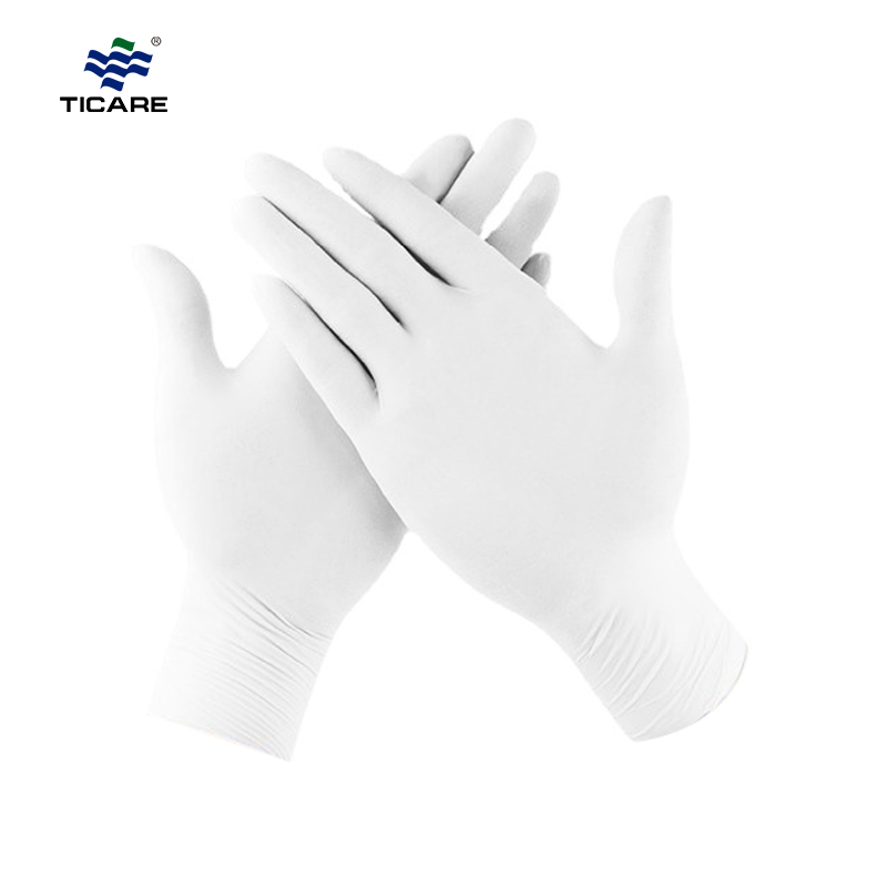 Λευκά Γάντια Ιατρικής Εξέτασης Νιτρίλιο, Χωρίς Σκόνη, Plus Size
