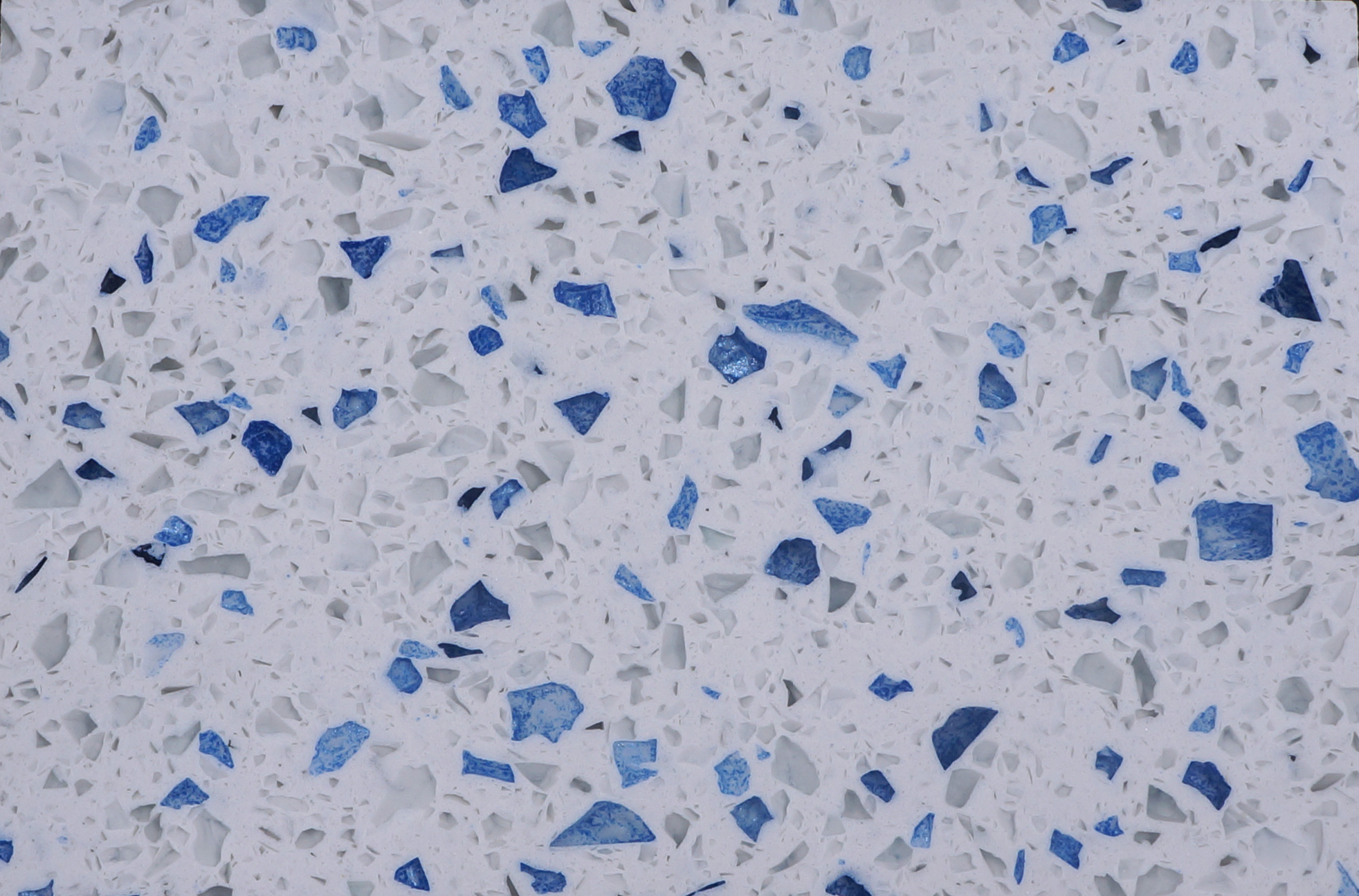 RSC 107 Μπλε διαμάντι πέτρα χαλαζία
