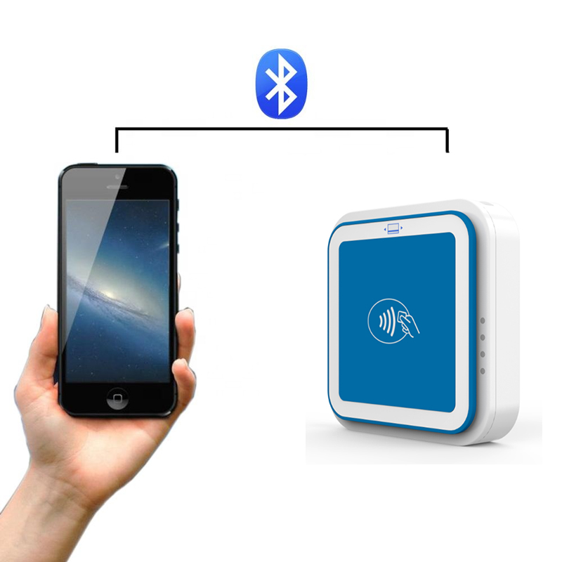 Bluetooth IC NFC Magnetic Card Reader MPOS για Android/IOS I9
