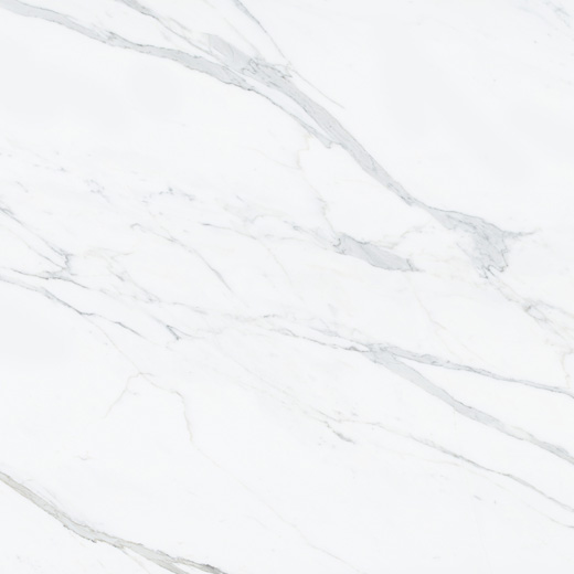 Γυαλισμένο φυσικό μάρμαρο Calacatta Λευκό Σχεδιασμός απομίμησης φλέβας κατασκευασμένη από πέτρα Μαρμάρινη πλάκα
