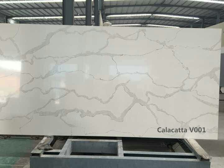RSC V001 Calaccata Quartz Stone κομμένο σε μέγεθος
