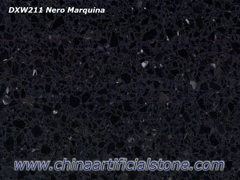 Πλακάκια και πλάκες Nero Marquina Black Terrazzo DXW211
