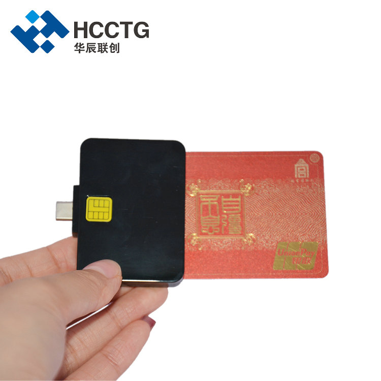 Αναγνώστης έξυπνων καρτών τσέπης USB Type C Πιστοποίηση CE ROHS DCR32
