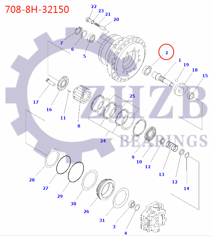 ανταλλακτικά komatsu