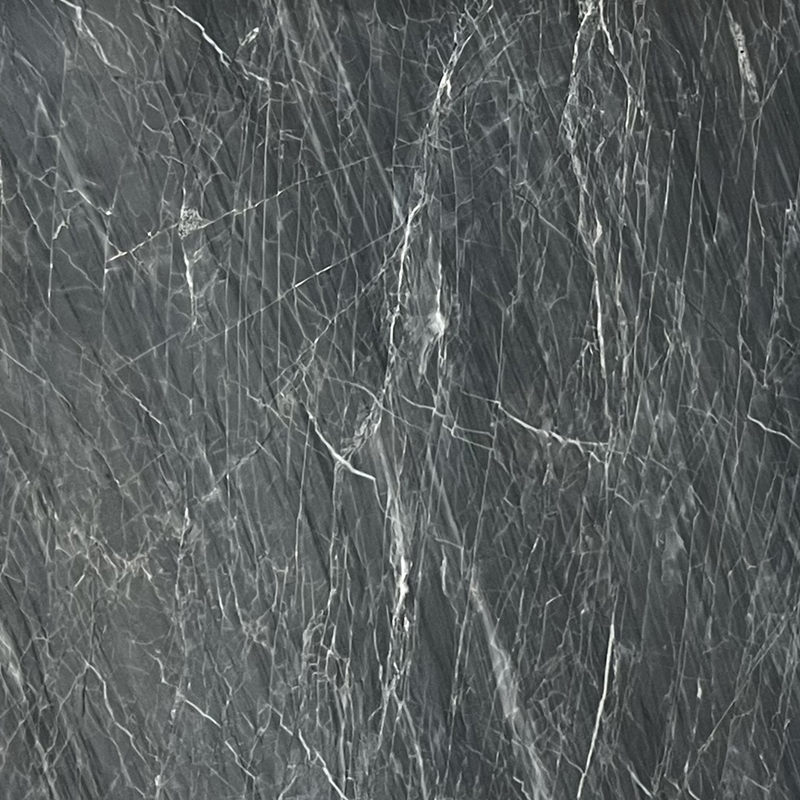 Κινεζικές σκούρο γκρι μάρμαρο γκρι νεφρίτη πάγου γυαλισμένες μεγάλες πλάκες

