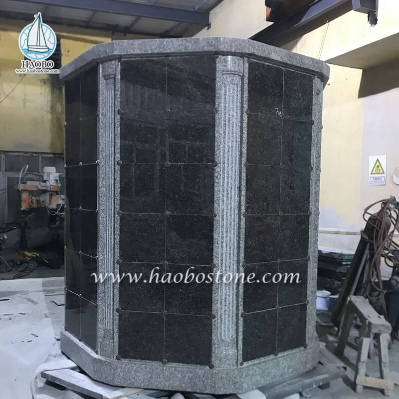 Factory Wholesale China Granite Memorial 72 Niches Columbarium for Cremation
