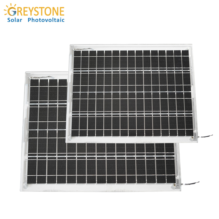 Greystone 10W Dual Glass Solar Panels για Sunlight Room
