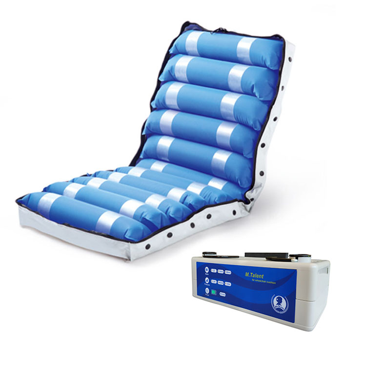 Μαξιλάρι καθίσματος με κυψέλες αέρα ιατρικού αναπηρικού αμαξιδίου εναλλασσόμενης πίεσης για πόνους στην πλάτη

