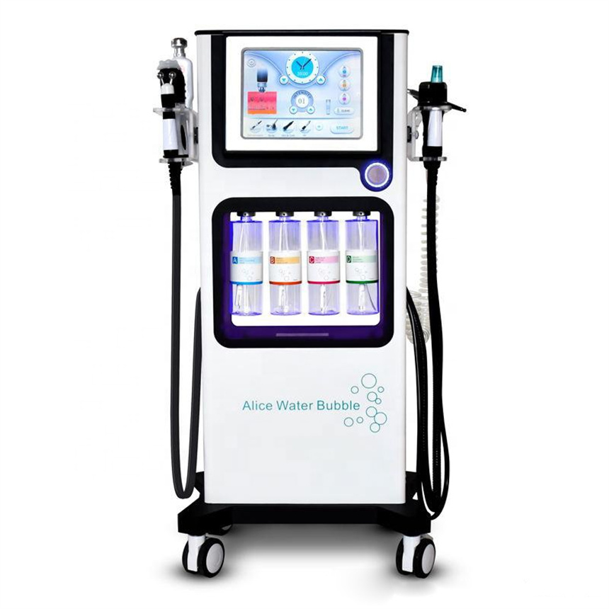 7 σε 1 Hydrafacial Glow skin Alice Water Bubble Machine H2O2 Jet peel Oxygen Spray Facial Therapy Machine